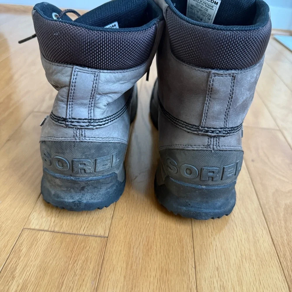 Sorel Leather Rugged‎ Outdoors Hiking Performance Ankle Boots 12 Brown